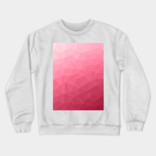 Magenta pink ombre gradient geometric mesh pattern Crewneck Sweatshirt